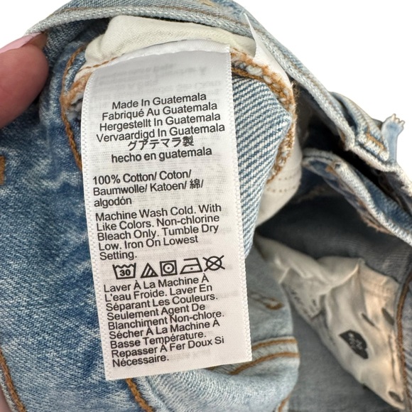 Madewell - Relaxed Denim Shorts in Madera Wash: Side-Slit Edition Sz 27 - Picture 10 of 10